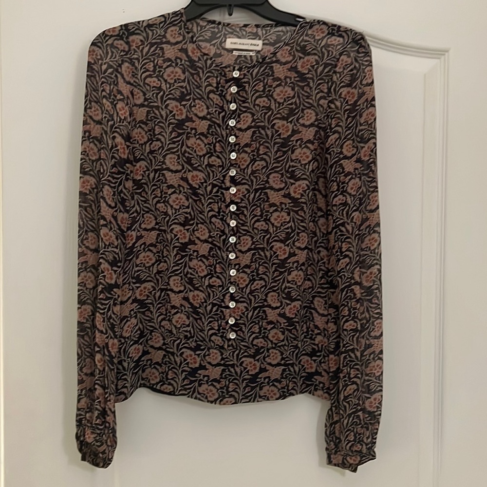 Isabel marant Etolie blouse fall colors